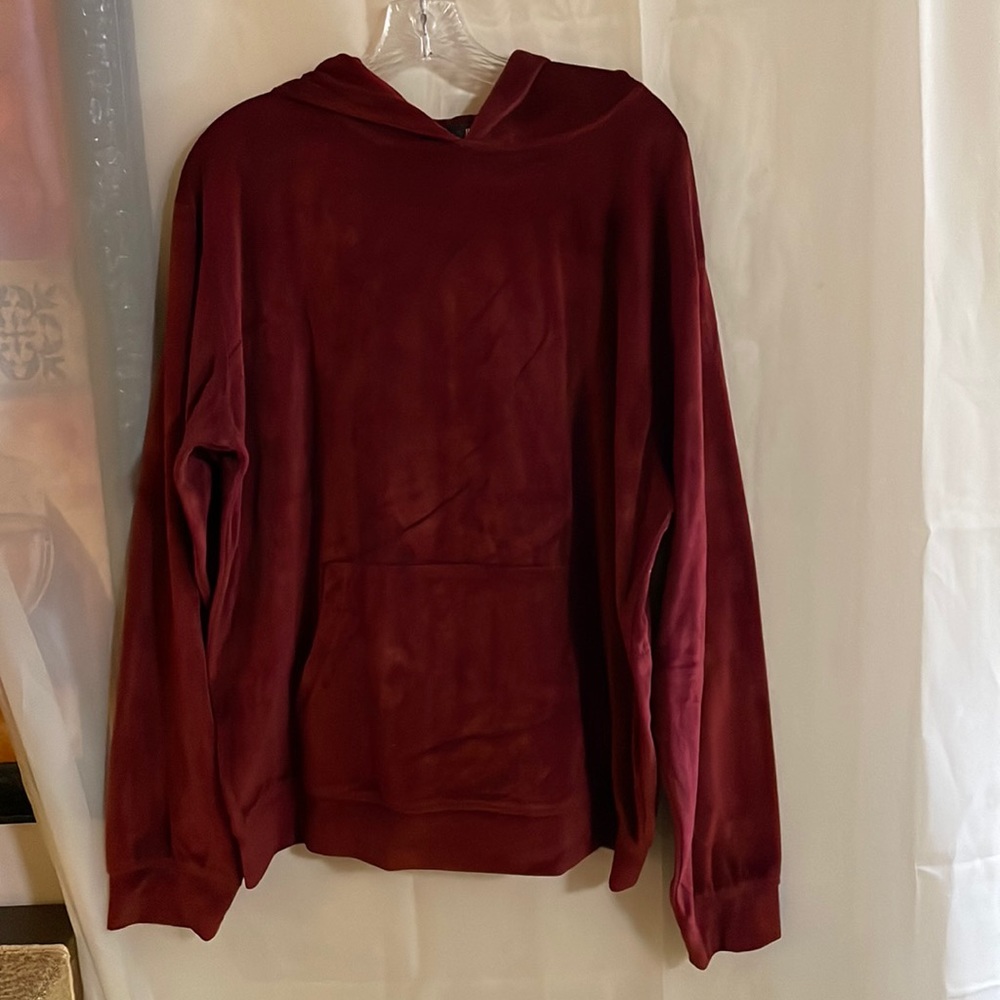 Jackson Velour Hoodie Women Medium EUC